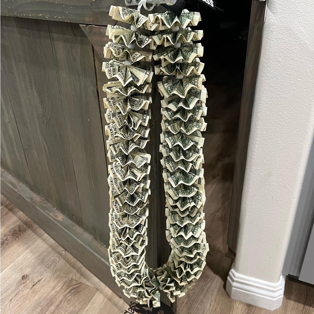 Kids size money lei